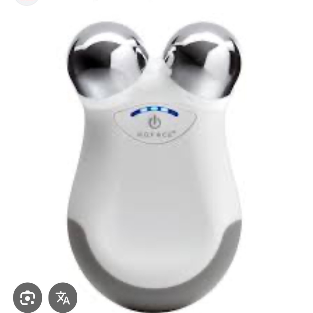 NuFace Mini Toning Device in White and Silver